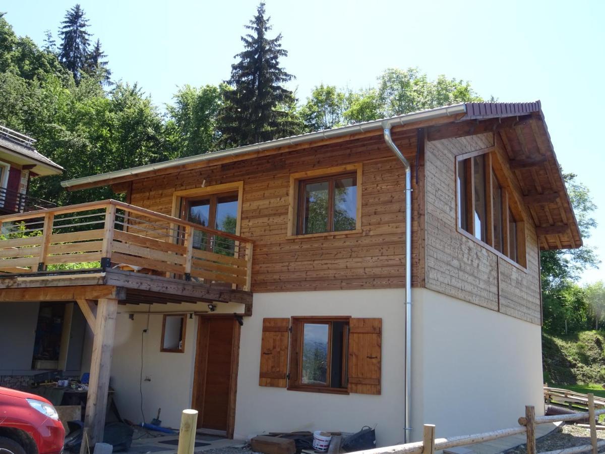 Chalet Neuf 6 Personnes Mont-Saxonnex Екстер'єр фото